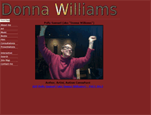 Tablet Screenshot of donnawilliams.net